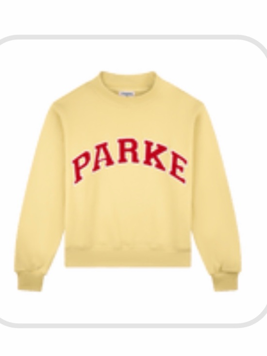 Parke Sweaters - PARKE Yellow Crewneck Sweatshirt
